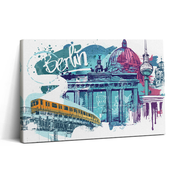 Obraz z fotografie na plátně 30x20 Cestování po Berlíně