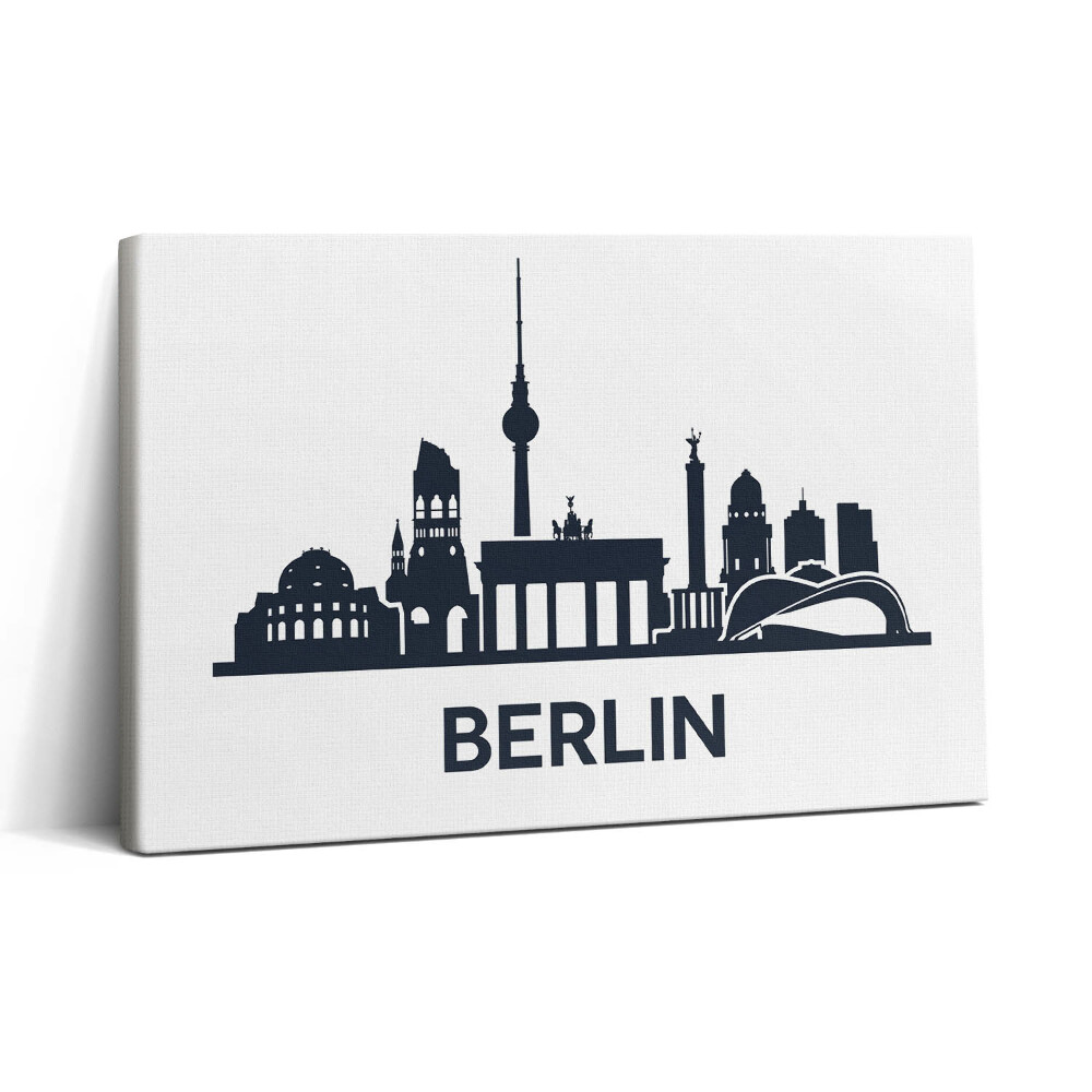 Obraz na plátně 30x20 Ilustrace města Berlín