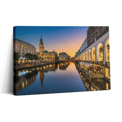 Obraz na plátně 30x20 Hamburská radnice Německo