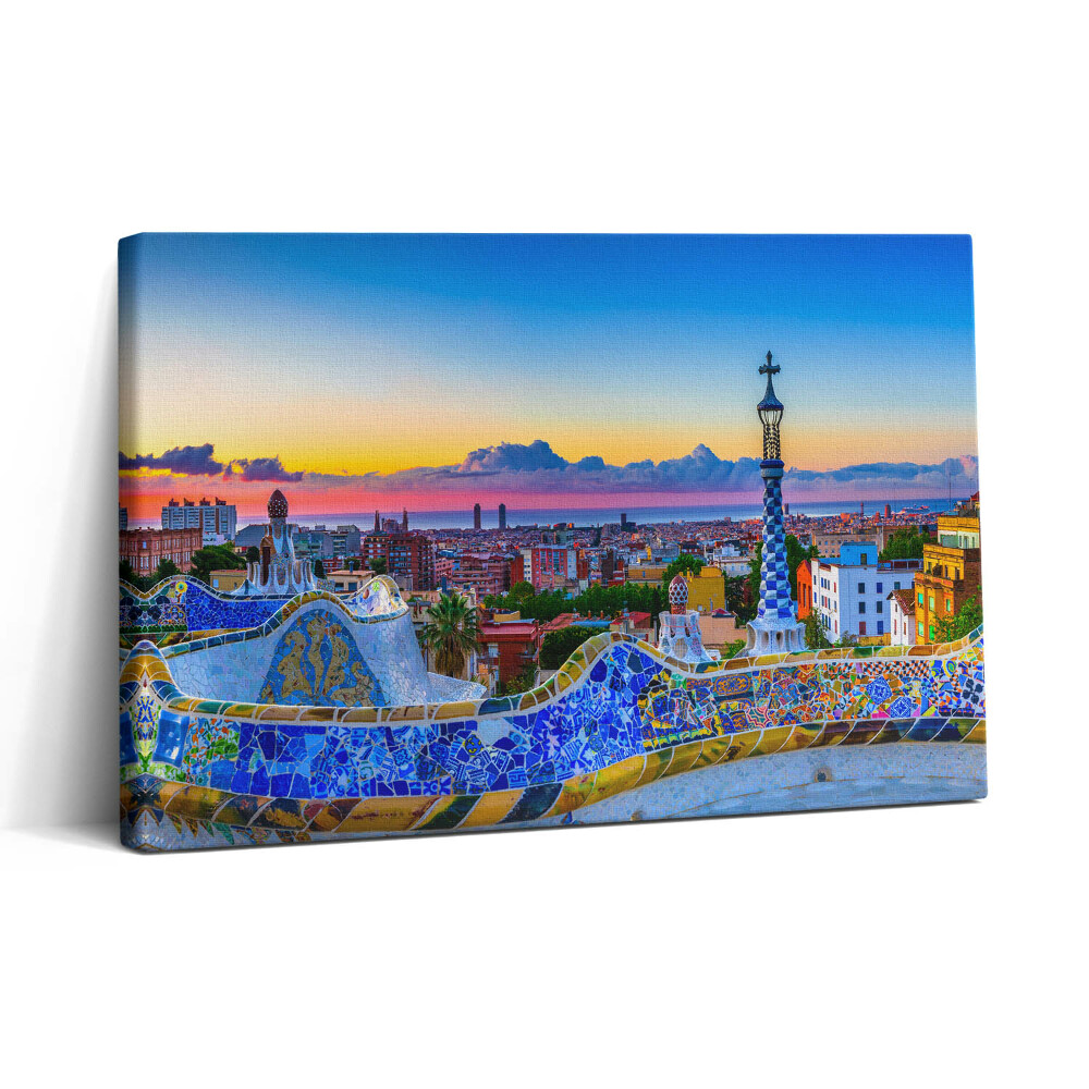 Obraz canvas 30x20 Panorama španělského města