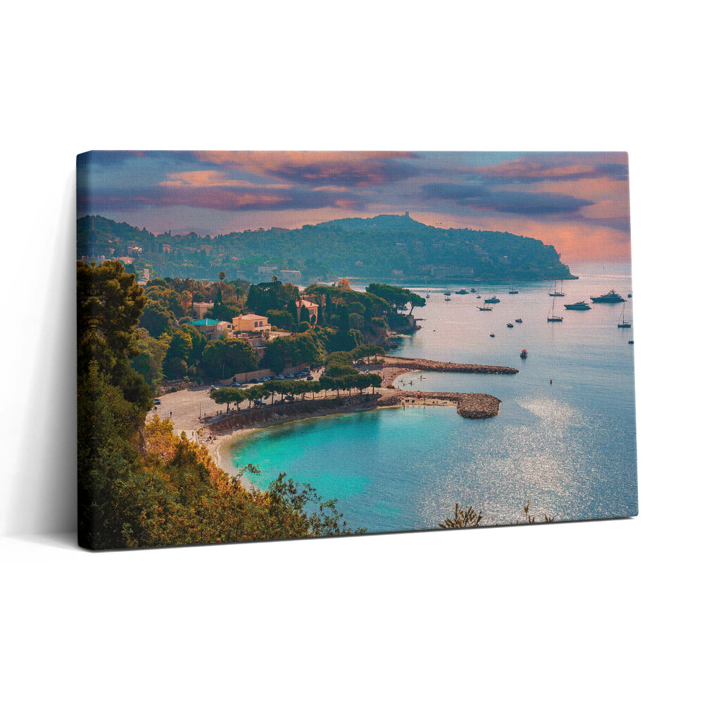 Obraz canvas 30x20 Pohled na Francouzskou riviéru