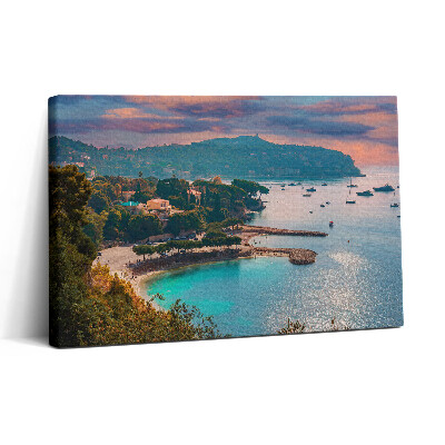 Obraz canvas 30x20 Pohled na Francouzskou riviéru