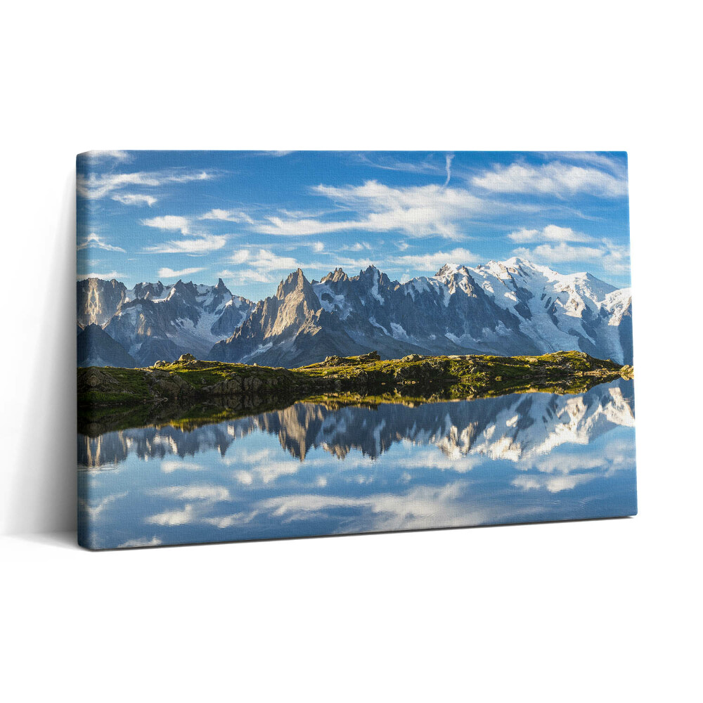 Obraz canvas 30x20 Francouzské Alpy v údolí Chamonix