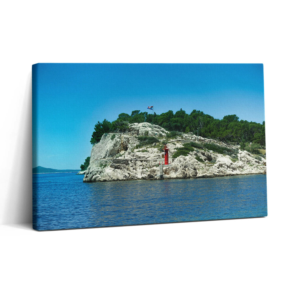 Obraz canvas 30x20 Split Chorvatsko Malebná trasa