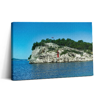 Obraz canvas 30x20 Split Chorvatsko Malebná trasa