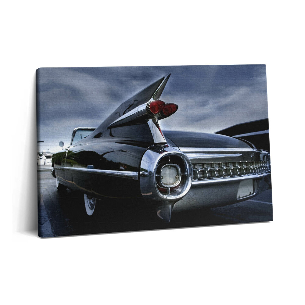 Obraz na plátně 60x40 cm Historický černý vůz Cadillac