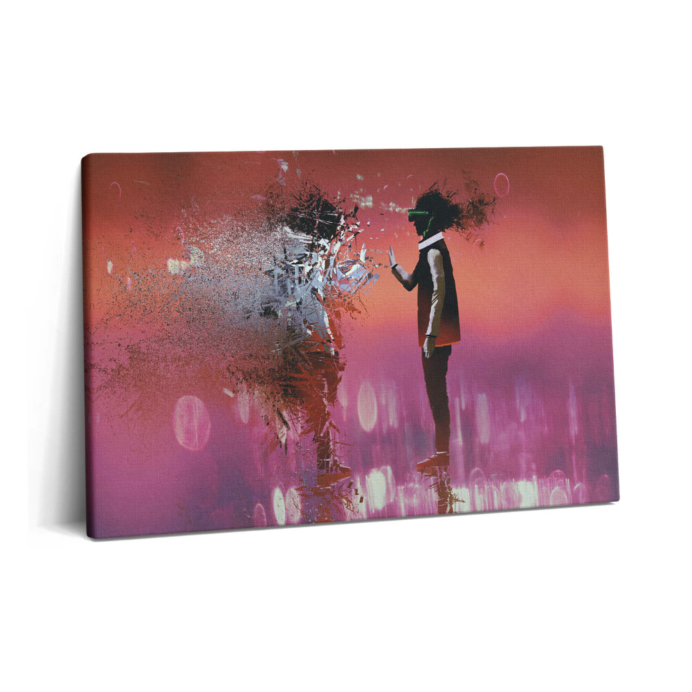 Obraz z fotografie na plátně 60x40 cm Kyberprostor - stav mysli