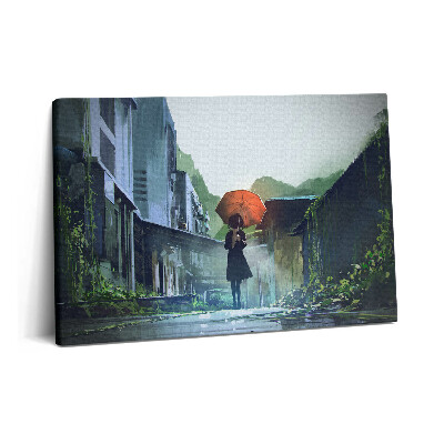 Obraz canvas 60x40 cm Procházka a anglické počasí