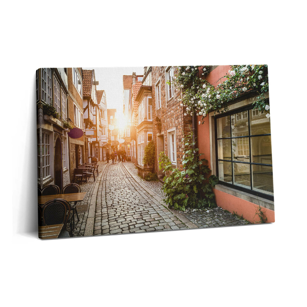 Obraz canvas 60x40 cm Italská ulice mezi budovami