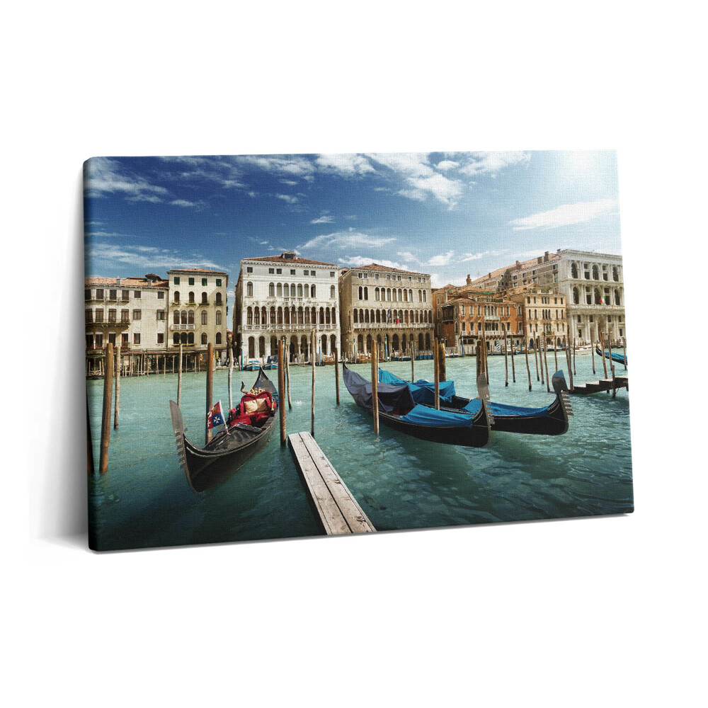 Obraz canvas 60x40 cm Gondoly Benátky Itálie