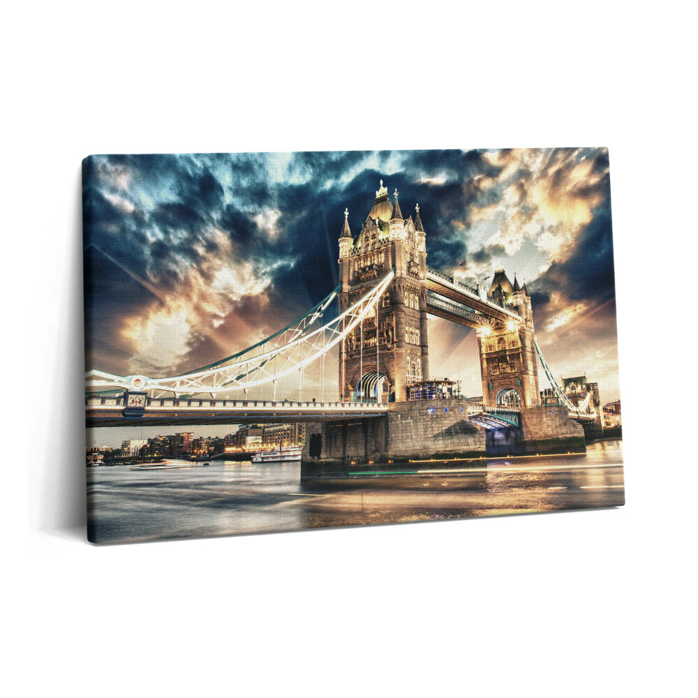Obraz z fotografie na plátně 60x40 cm Tower Bridge v Londýně