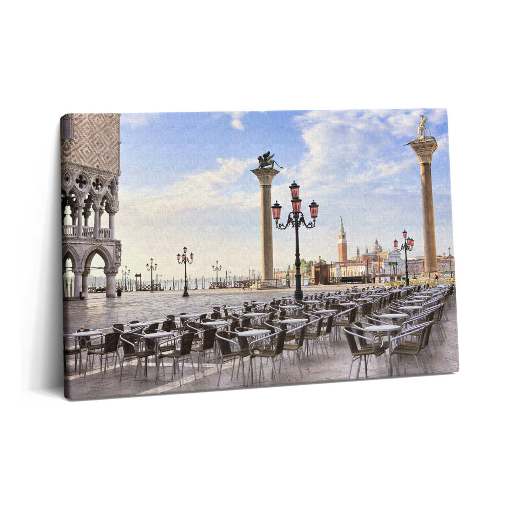 Obraz canvas 60x40 cm Tradiční trh v Benátkách