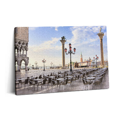 Obraz canvas 60x40 cm Tradiční trh v Benátkách