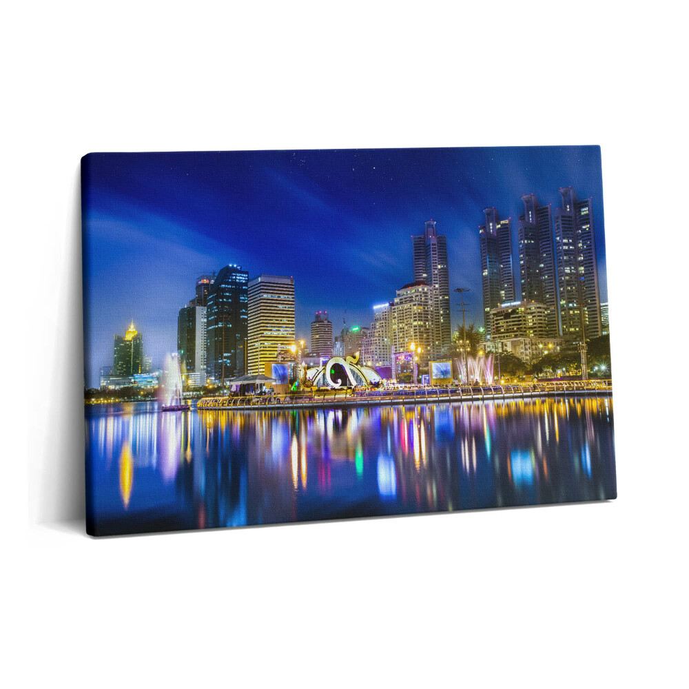 Obraz na plátně 60x40 cm Město plné barev