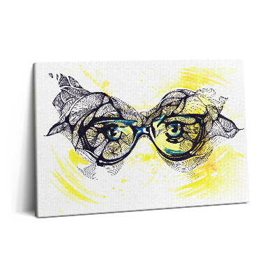 Obraz z fotografie na plátně 60x40 cm Sklenice