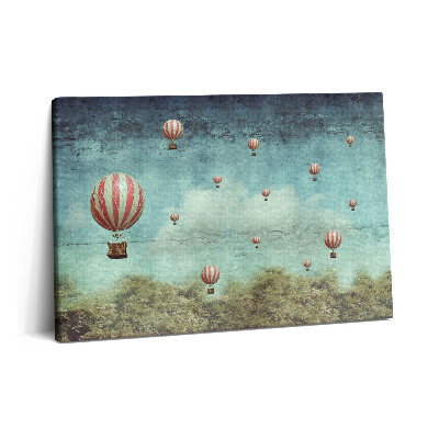 Obraz canvas 60x40 cm Balóny létající na obloze