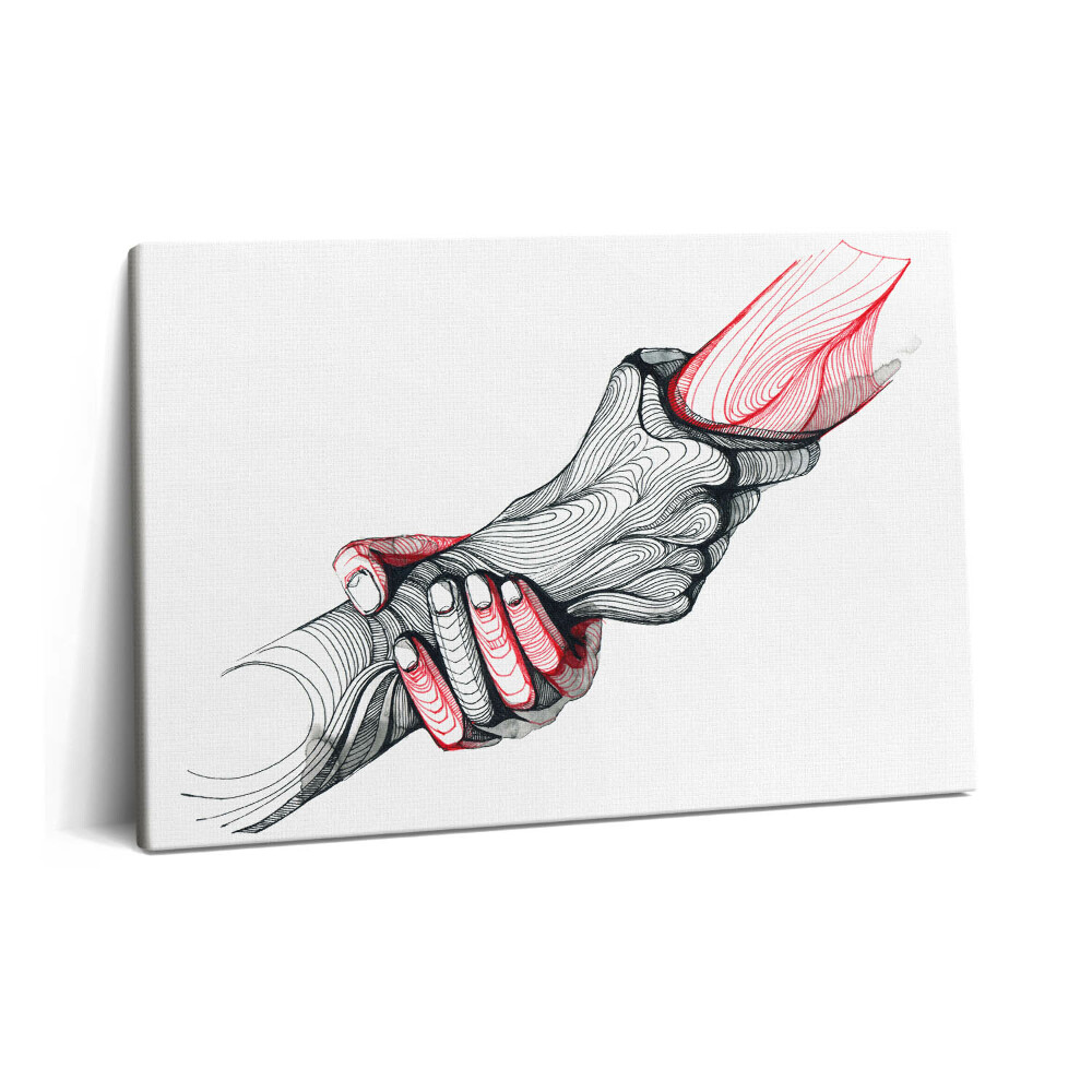 Obraz z fotografie na plátně 60x40 cm Drží se za ruce