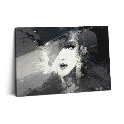 Obraz na plátně 60x40 cm Žena ve stylu akvarelu