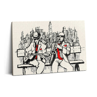 Obraz z fotografie na plátně 60x40 cm Jazz v New Yorku