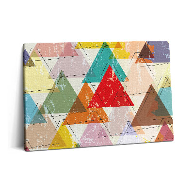 Obraz canvas 60x40 cm Geometrický vzor trojúhelníků