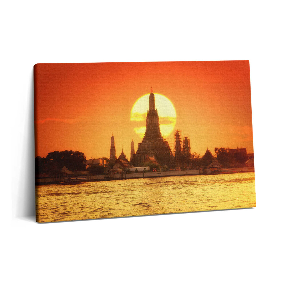 Obraz z fotografie na plátně 60x40 cm Wat arun Bangkok Thajsko