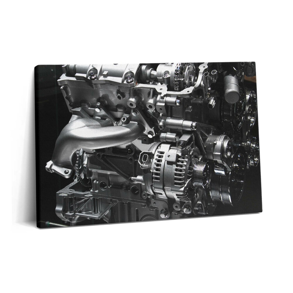 Obraz z fotografie na plátně 60x40 cm Část automobilového motoru