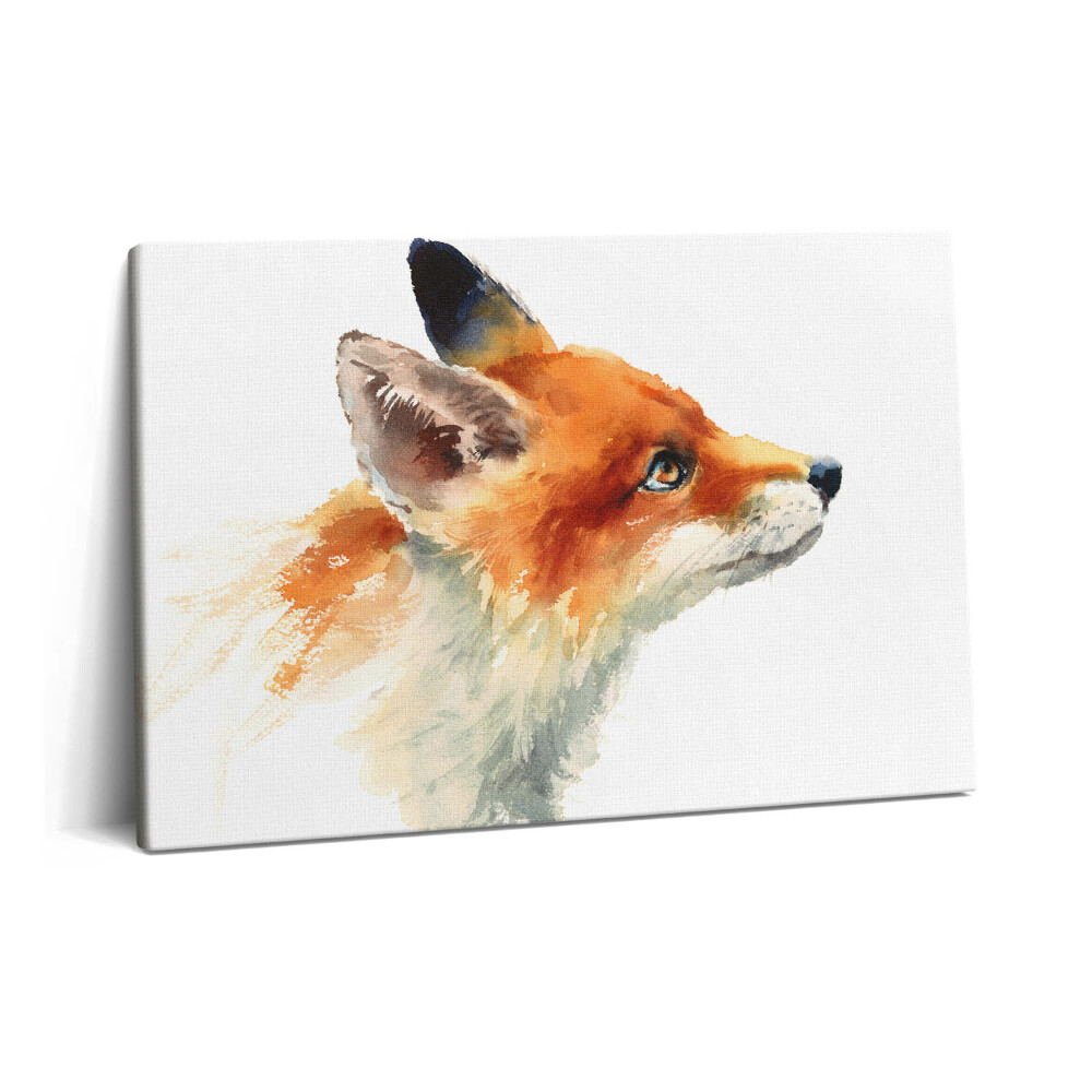 Obraz na plátně 60x40 cm Akvarel mladé lišky