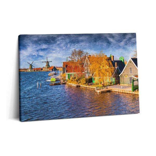 Obraz z fotografie na plátně 60x40 cm Architektura Nizozemska