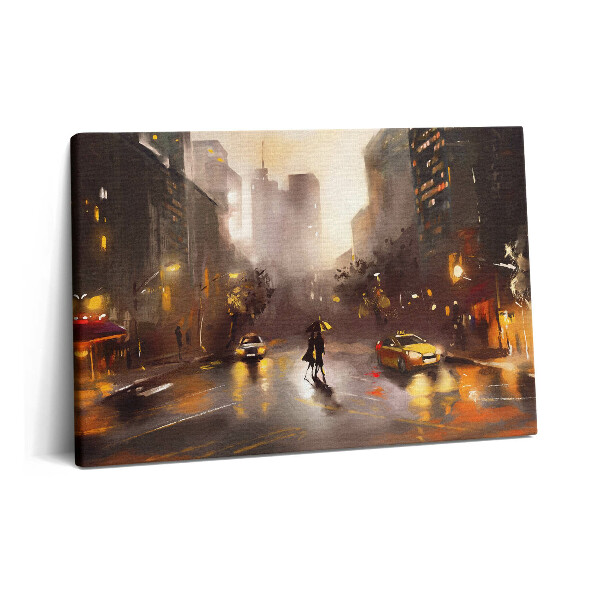 Obraz z fotografie na plátně 60x40 cm Pohled na ulici v New Yorku