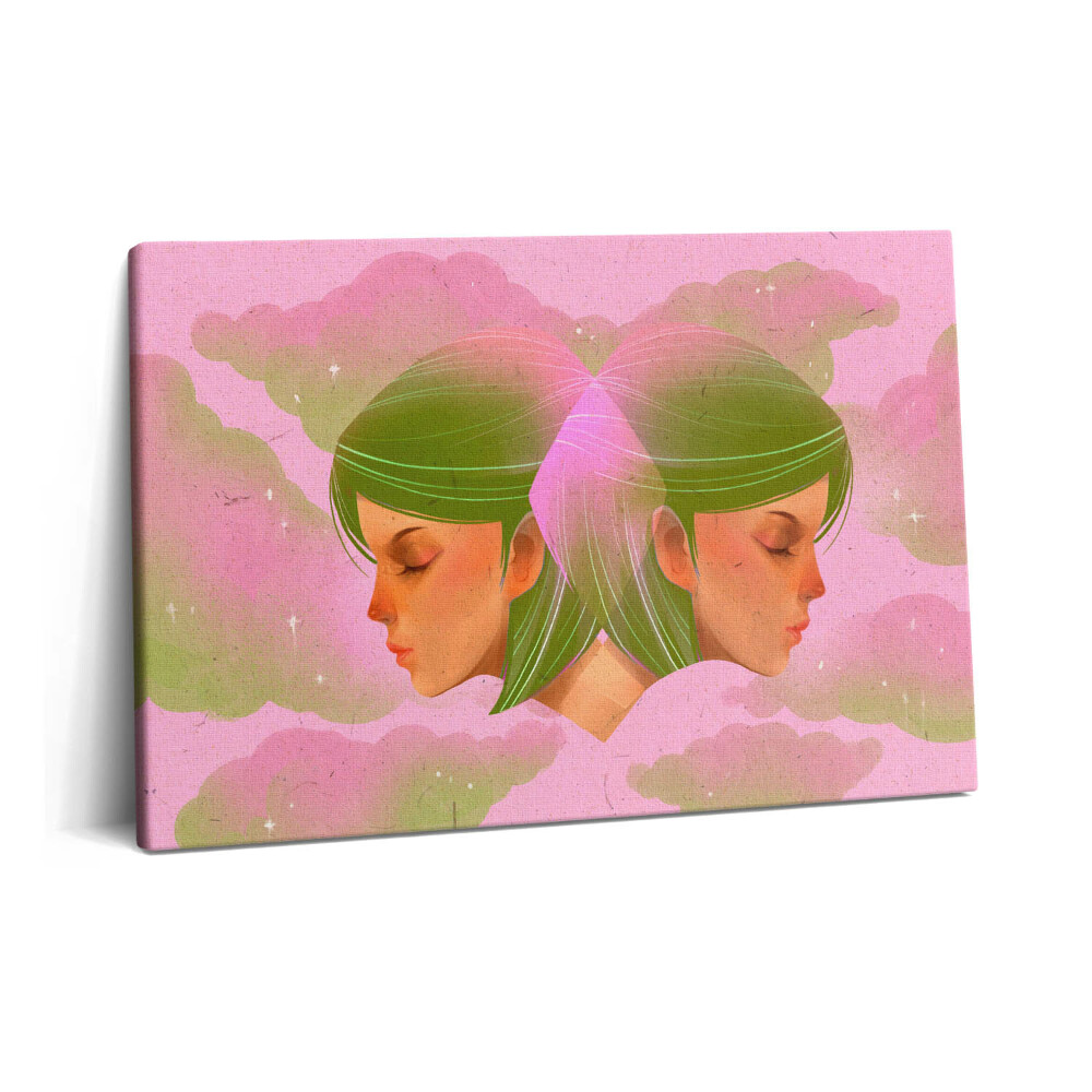 Obraz na plátně 60x40 cm Abstraktní portrét ženy