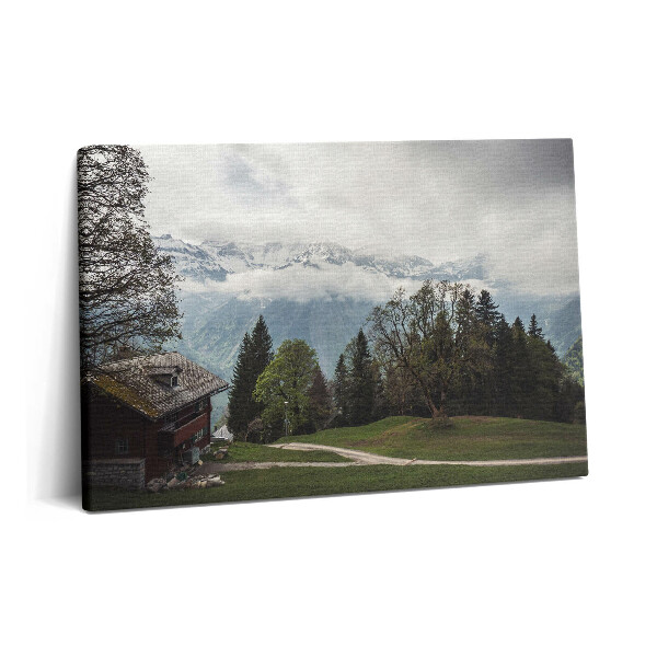 Obraz canvas 60x40 cm Malebný pohled na hory