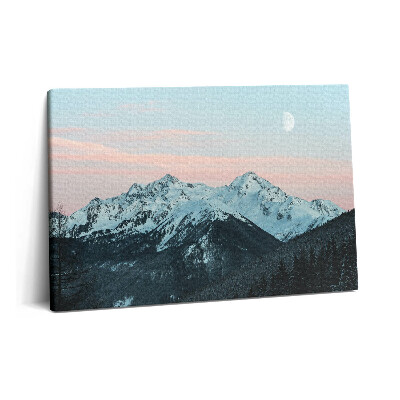 Obraz na plátně 60x40 cm Horské pásmo v zimě