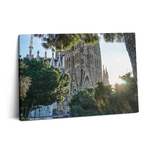 Obraz canvas 60x40 cm Park Sagrada Familia v Barceloně
