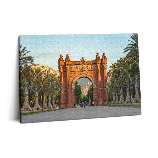 Obraz canvas 60x40 cm Vítězný oblouk Barcelona Katalánsko