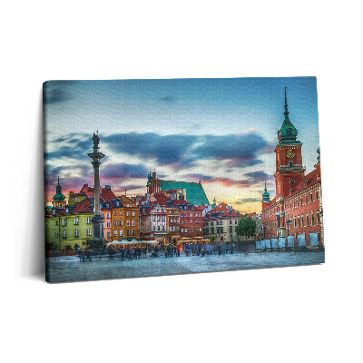 Obraz na plátně 60x40 cm Staroměstský hrad ve Varšavě