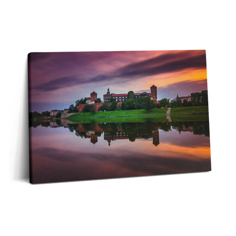 Obraz na plátně 60x40 cm Královský hrad Wawel východ