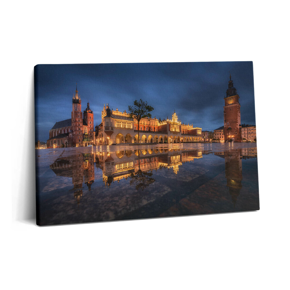 Obraz canvas 60x40 cm Sukiennice na hlavním krakovském náměstí