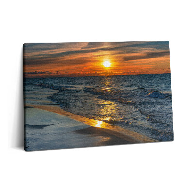 Obraz z fotografie na plátně 60x40 cm Władysławowo Baltské moře