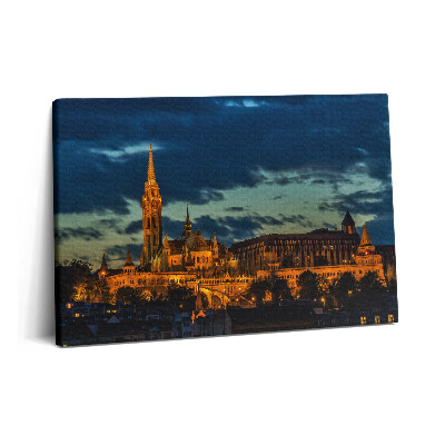 Obraz canvas 60x40 cm Matyášův kostel v Budapešti