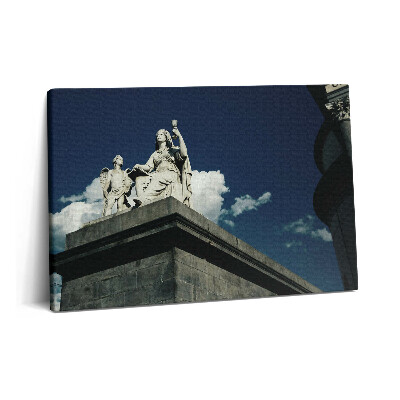 Obraz na plátně 60x40 cm Socha ženy a anděla