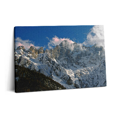 Obraz canvas 60x40 cm Hory pod modrou oblohou