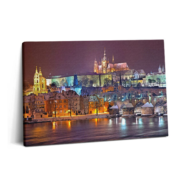 Obraz z fotografie na plátně 60x40 cm Pražská hradní čtvrť