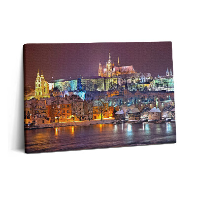 Obraz z fotografie na plátně 60x40 cm Pražská hradní čtvrť