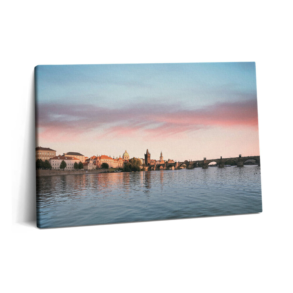 Obraz z fotografie na plátně 60x40 cm Karlův most v Praze