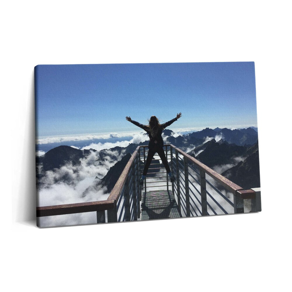 Obraz na plátně 60x40 cm Žena Tatra Slovensko