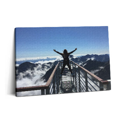 Obraz na plátně 60x40 cm Žena Tatra Slovensko