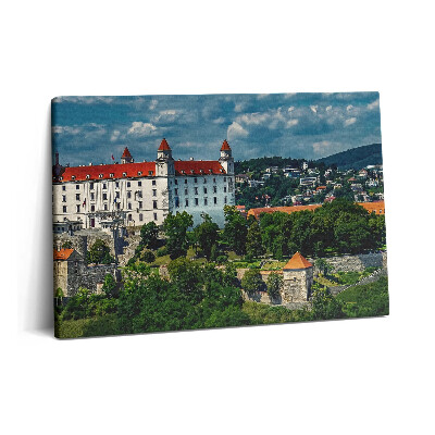 Obraz z fotografie na plátně 60x40 cm Bratislavský hrad
