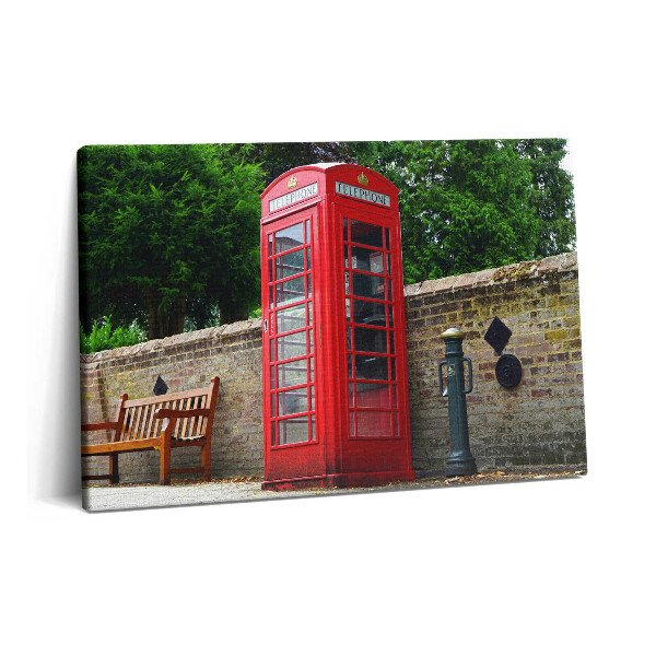 Obraz na plátně 60x40 cm Červená telefonní budka