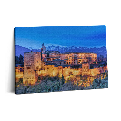 Obraz canvas 60x40 cm Andaluské hradby v Granadě