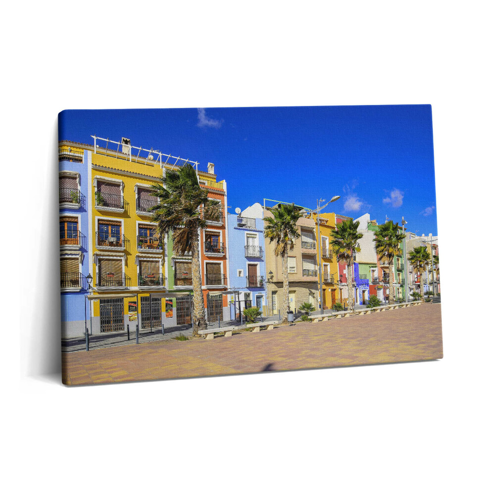 Obraz canvas 60x40 cm Město na pobřeží Costa Blanca